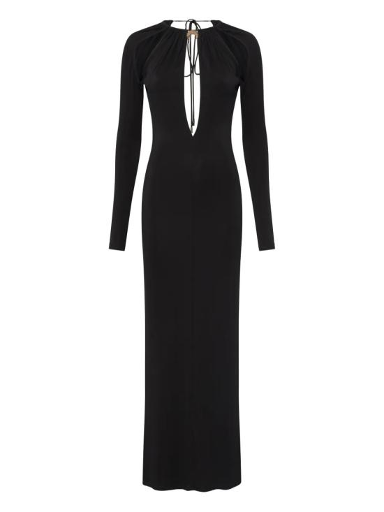 25FW 마린세르 미디 원피스 WDR410ACJER0082 BK99 Black