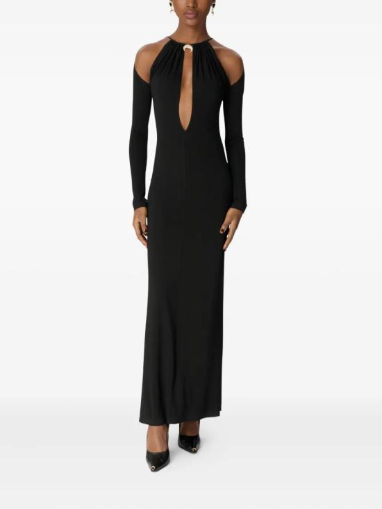 25FW 마린세르 미디 원피스 WDR410ACJER0082 BK99 Black - MARINE SERRE