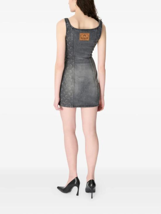 25FW 마린세르 미디 원피스 WDR403ACDEN0006 GR90 Grey - MARINE SERRE