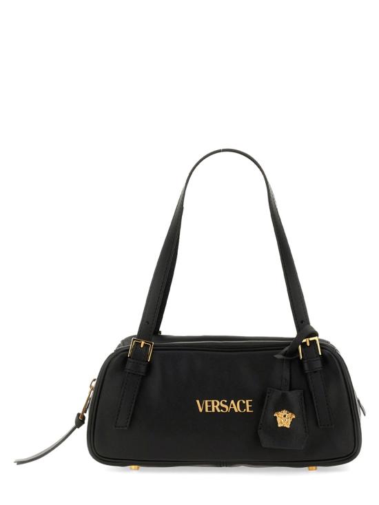 26SS 베르사체 VERSACE TAG 나파 볼링백 10157921A13171 1B00V BLACK