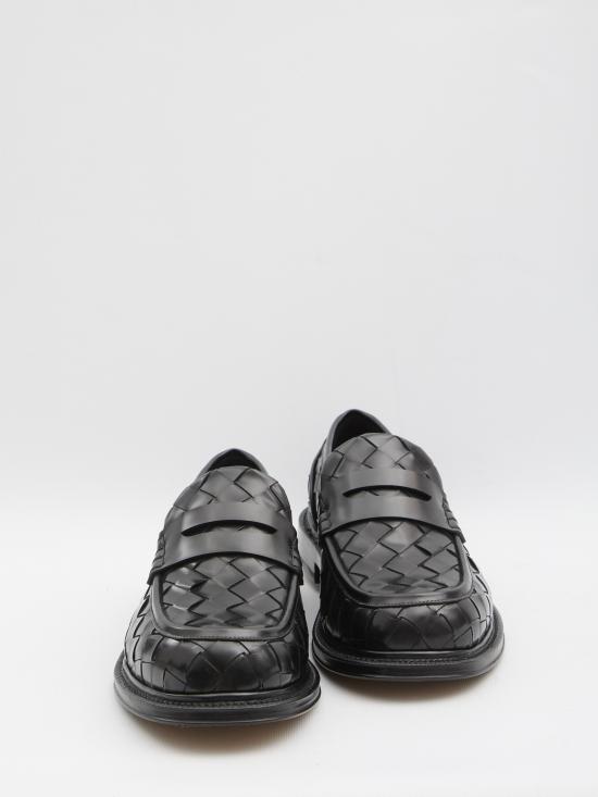 26SS 보테가베네타 로퍼 855165VBPB0 1000 BLACK - BOTTEGA VENETA