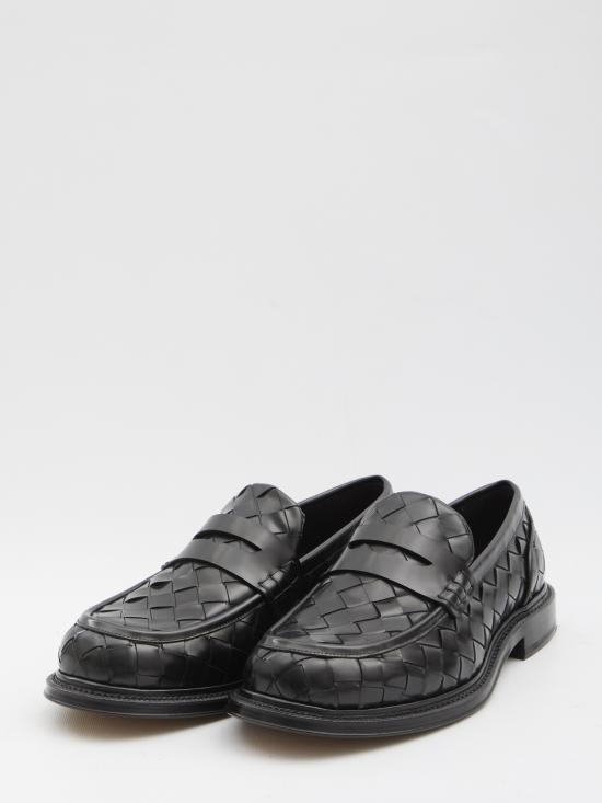 26SS 보테가베네타 로퍼 855165VBPB0 1000 BLACK - BOTTEGA VENETA
