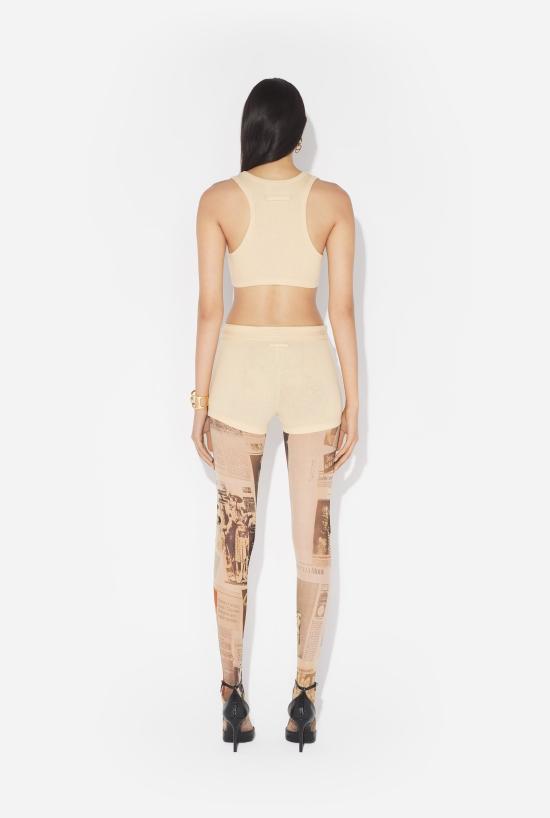 26SS 장 폴 고티에 트레이닝 티셔츠 26 01 W TO430 J014 63 Nude - JEAN PAUL GAULTIER