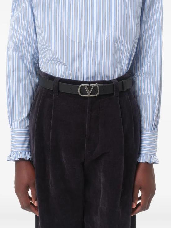 26SS 발렌티노 가라바니 가죽 벨트 8Y2T0SQ3UPC M77 NEROMARINE - VALENTINO GARAVANI