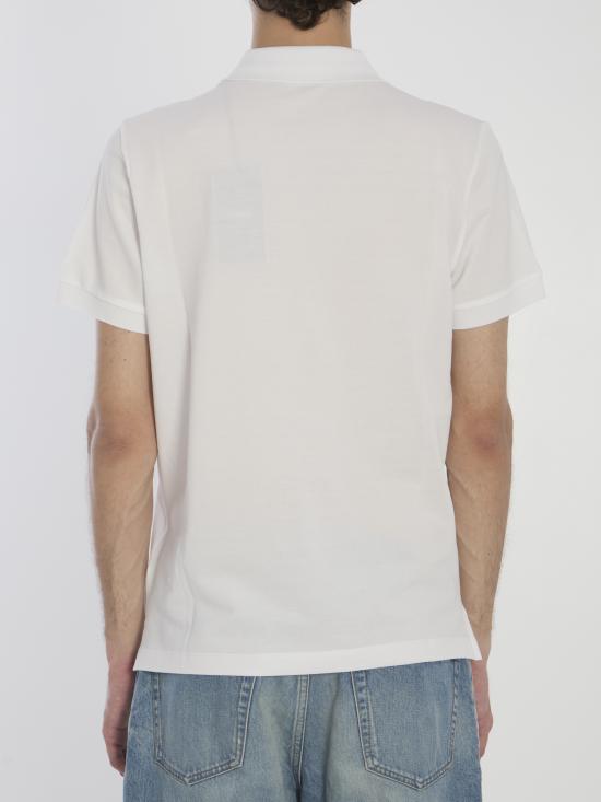 26SS 펜디 FF 메탈 피케 폴로 티셔츠 FY0985AUA5 F0QA0 BIANCO - FENDI