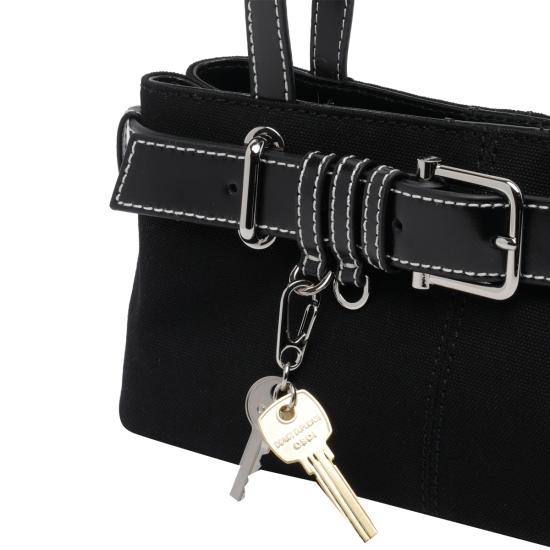 26SS 오소이 숄더백 25SB05009285 CANVAS BLACK Black - OSOI