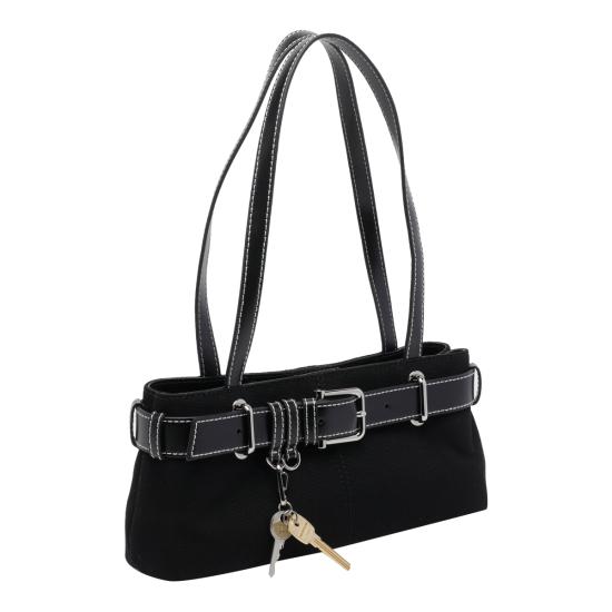 26SS 오소이 숄더백 25SB05009285 CANVAS BLACK Black - OSOI