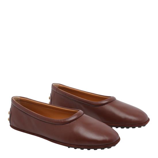 26SS 토즈 플랫 슈즈 XXW04M0KC50 SWZS2020 Brown - TODS