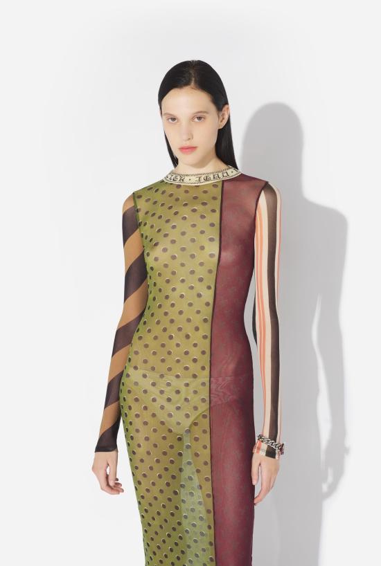 26SS 장 폴 고티에 미디 원피스 26 01 W DR115 M015P 90 MultiColour - JEAN PAUL GAULTIER