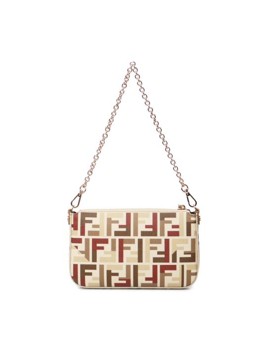 26SS 펜디 FF 패브릭 체인 바게트 파우치 8BS073 AV1YF1TVK MULTICOLOR - FENDI
