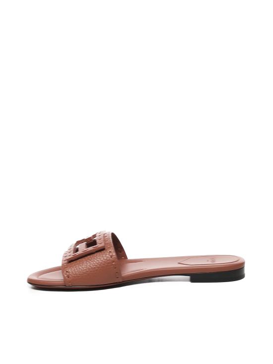 26SS 펜디 바게트 시에나 레더 슬라이드 8R8136 AQY2F1STQ Brown - FENDI