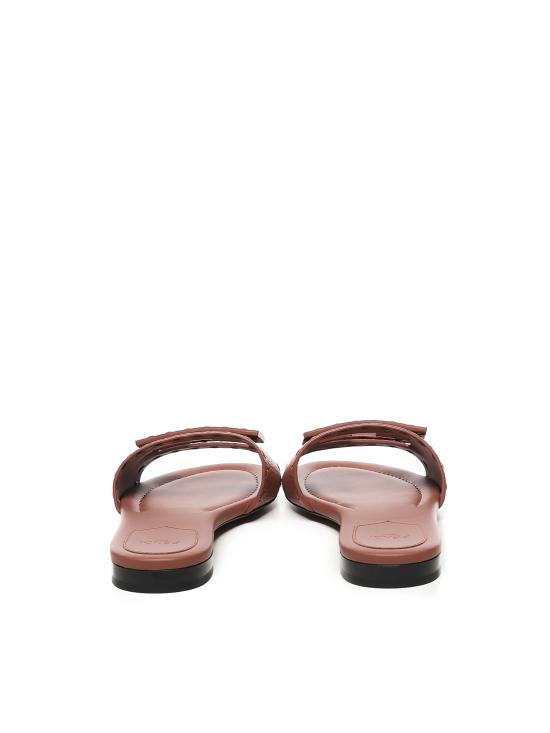 26SS 펜디 바게트 시에나 레더 슬라이드 8R8136 AQY2F1STQ Brown - FENDI