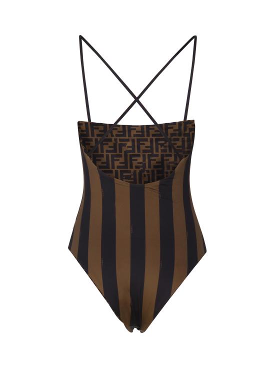 26SS 펜디 원피스 수영복 FXBA27 AQBYF13IZ Brown - FENDI