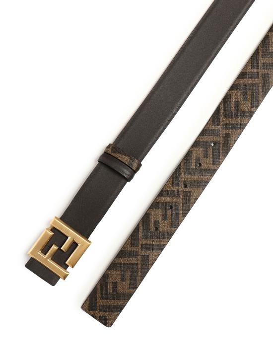 25FW 펜디 가죽 벨트 7C0541 ASIWF1S9U Brown - FENDI