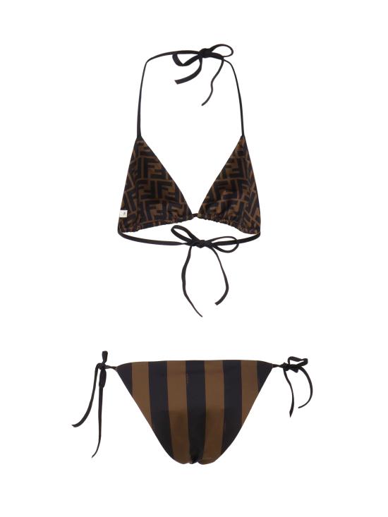 25FW 펜디 비키니 수영복 FXBA30 AQBYF13IZ Brown - FENDI