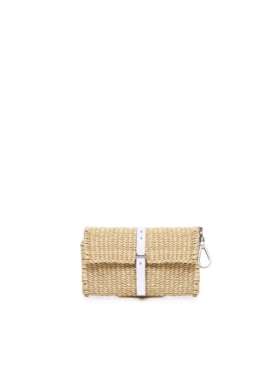  무뉴 클러치/파우치 PURSE CUIR PURC COT NWHCUNATURAL X WHITE Beige