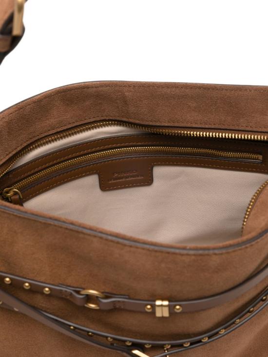 26SS 핑코 숄더백 105903 A0F6L17Q Marrone leone oro - PINKO