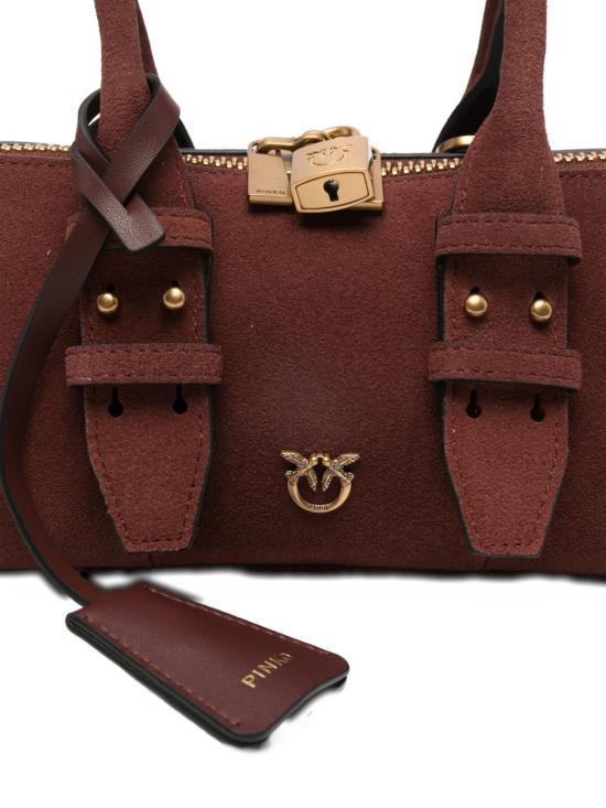 26SS 핑코 토트백 105334 A2JHR49Q Burgundy oro - PINKO