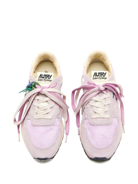 26SS 오트리 릴윈드 나일론 스웨이드 스니커즈 WVLW YS06 Liliac white - AUTRY
