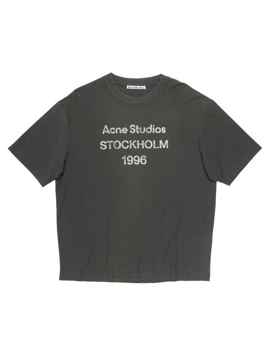 26SS 아크네 스튜디오 반팔 티셔츠 CL0196 BM0 Faded black