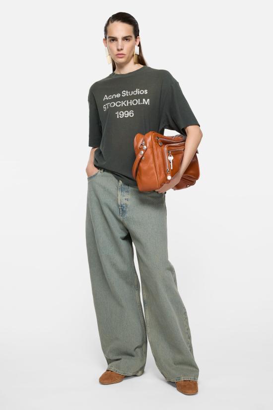 26SS 아크네 스튜디오 반팔 티셔츠 CL0196 BM0 Faded black - ACNE STUDIOS