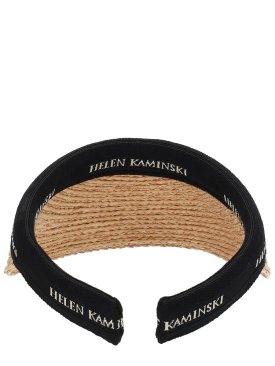 26SS 헬렌카민스키 모자 HAT52204 NATURAL BLACKLOGO BEIGE - HELEN KAMINSKI