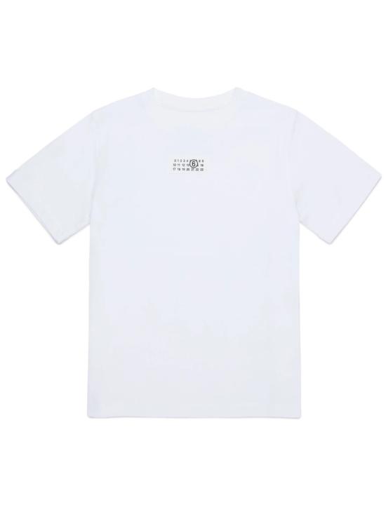 26SS [키즈] MM6 메종마르지엘라 티셔츠 M61022K MM04IM6100 WHITE