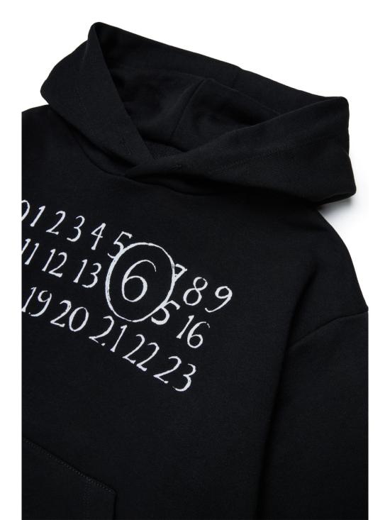 26SS [키즈] MM6 메종마르지엘라 트레이닝 상의 M61010K MM02XM6900 BLACK - MM6 MAISON MARGIELA