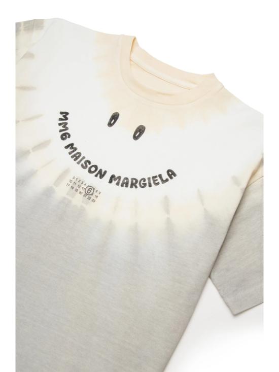 26SS [키즈] MM6 메종마르지엘라 티셔츠 M61013K MM07NM6C46 WHITE - MM6 MAISON MARGIELA