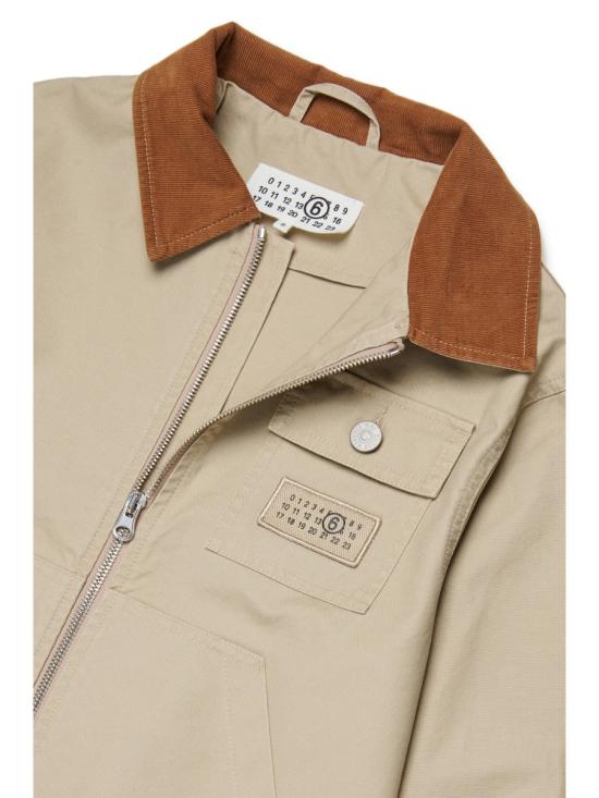 26SS [키즈] MM6 메종마르지엘라 자켓 M60930K MM07DM6709 BEIGE - MM6 MAISON MARGIELA
