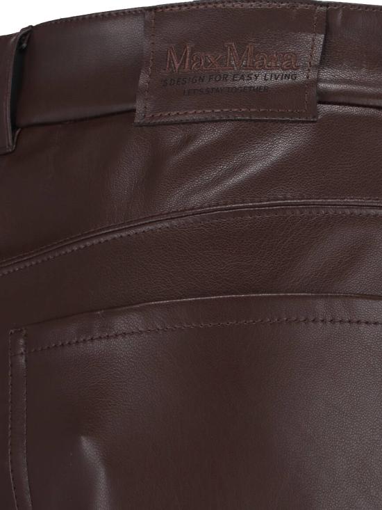 26SS 에스막스마라 스트레이트 팬츠 2619781031600 004 Brown - 'S MAX MARA