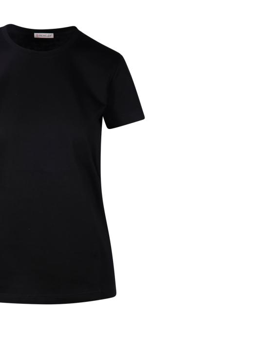 26SS 몽클레어 코튼 저지 티셔츠 8C73200 V8058 999 BLACK - MONCLER