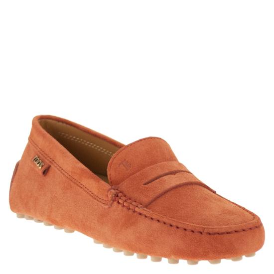 26SS 토즈 고미노 스웨이드 드라이빙 슈즈 XXW22L00010RE0 RED - TODS