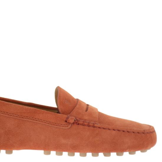 26SS 토즈 고미노 스웨이드 드라이빙 슈즈 XXW22L00010RE0 RED - TODS