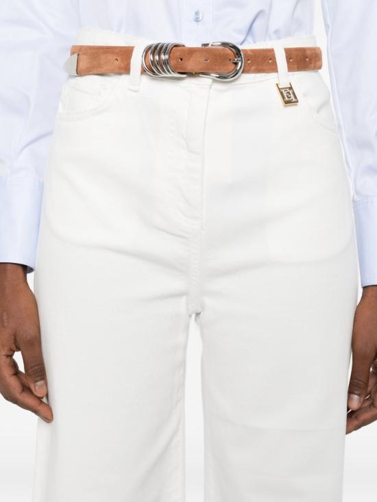 26SS 엘리자베타프랜치 데님 팬츠 PJ23N61E2 360 Ivory - ELISABETTA FRANCHI