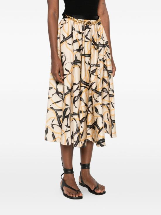 26SS 엘리자베타프랜치 미디 스커트 GO15161E2 045 Beige - ELISABETTA FRANCHI