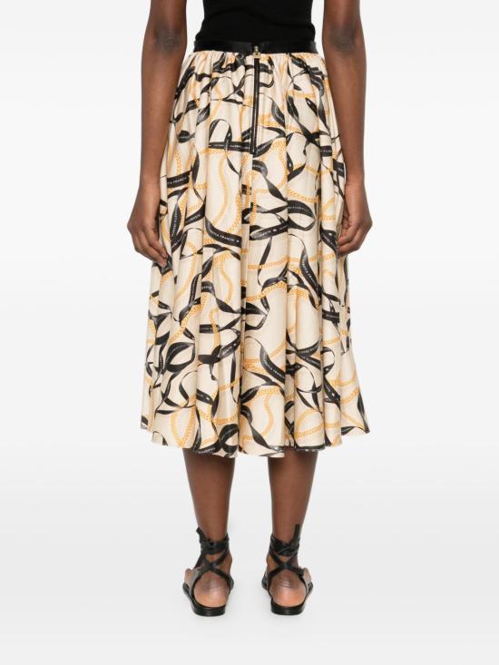 26SS 엘리자베타프랜치 미디 스커트 GO15161E2 045 Beige - ELISABETTA FRANCHI