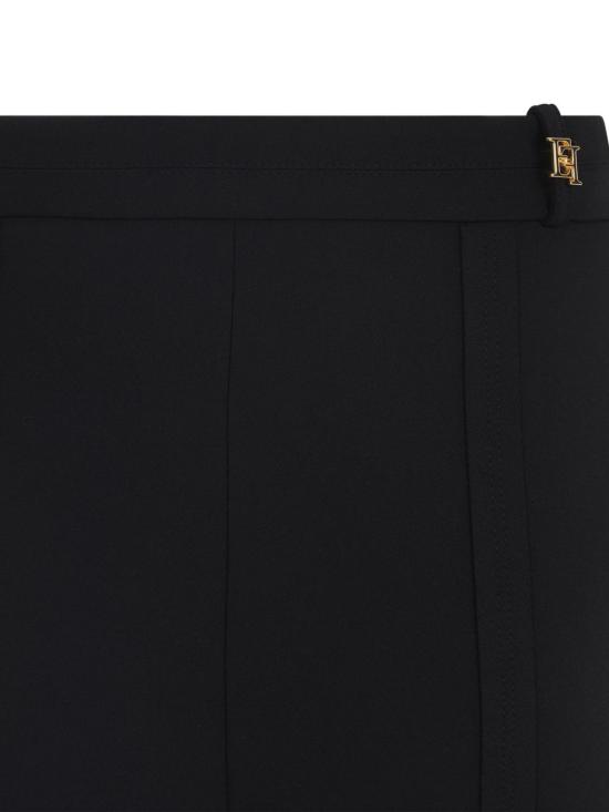 26SS 엘리자베타프랜치 스트레이트 팬츠 PA16961E2 110 Black - ELISABETTA FRANCHI