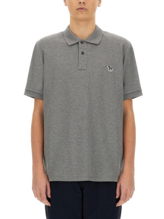 26SS PS 바이 폴스미스 폴로 티셔츠 M2R 183K PZEBRA 72 GREY - PS BY PAUL SMITH