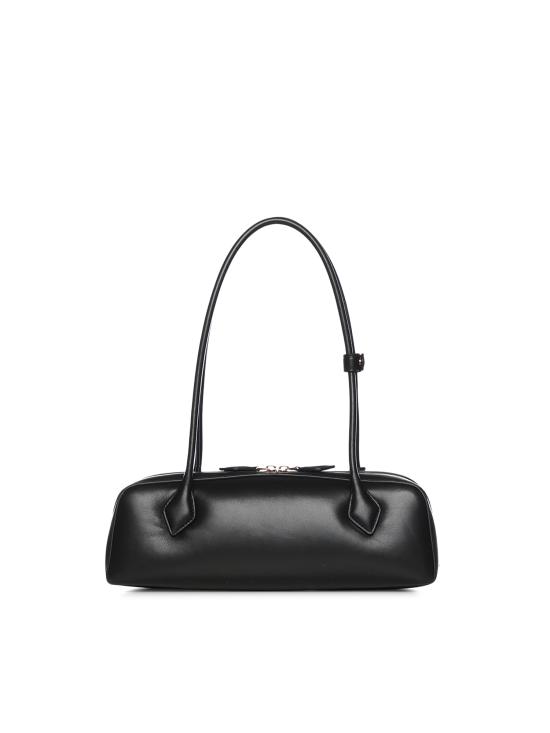 25FW 알라이아 르 테켈 미디움 레더 숄더백 AA1S06033I152 999 Black - ALAIA