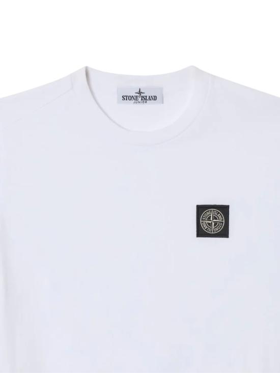 26SS [키즈] 스톤 아일랜드 티셔츠 L1S162100002 S0047 V0001 WHITE - STONE ISLAND
