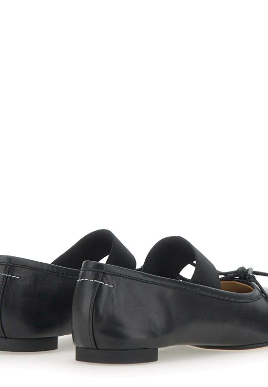 26SS MM6 메종마르지엘라 아나토믹 뉴메릭 발레리나 플랫 슈즈 S59WZ0099 P3628T8013 Black - MM6 MAISON MARGIELA