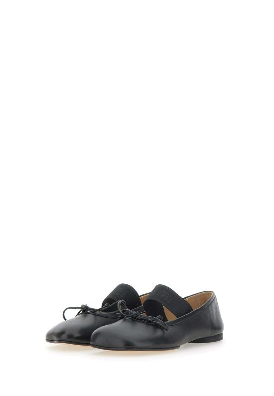 26SS MM6 메종마르지엘라 아나토믹 뉴메릭 발레리나 플랫 슈즈 S59WZ0099 P3628T8013 Black - MM6 MAISON MARGIELA