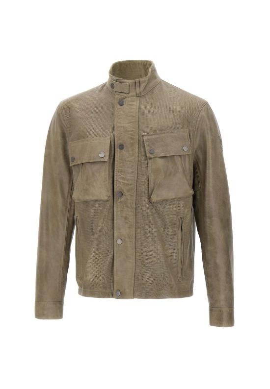 26SS 벨스타프 가죽 자켓 106124 DKSND Brown