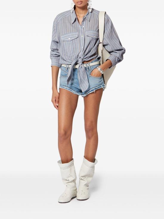 26SS 이자벨마랑에뚜왈 셔츠 CH0131FF D1I04E 30BU Clear Blue - ISABEL MARANT ETOILE