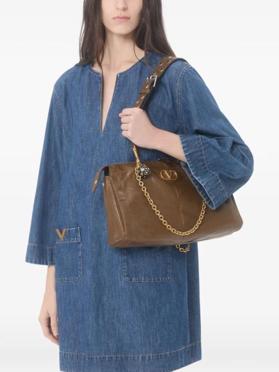 26SS 발렌티노 가라바니 숏 원피스 BDA03B9YA 558 MEDIUM BLUE - VALENTINO GARAVANI