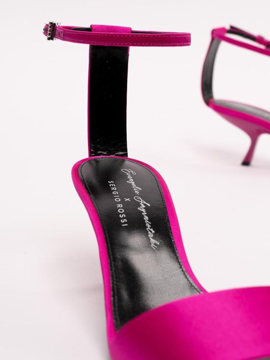  세르지오로시 샌들 B03691MTEZ021205500 Fuchsia - SERGIO ROSSI
