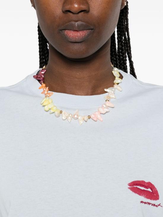 26SS 이자벨마랑에뚜왈 반팔 티셔츠 TS0001FA D1N06E 30WU Clear Blue - ISABEL MARANT ETOILE