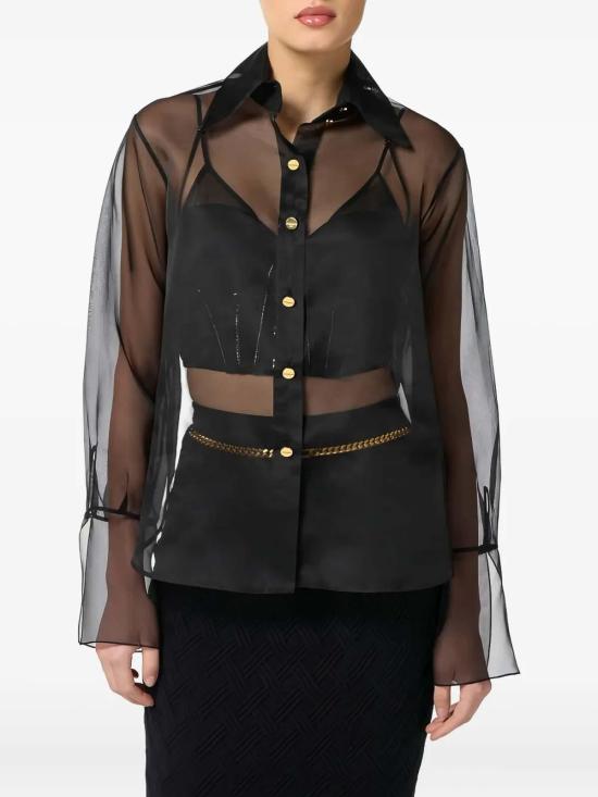 25FW 엘리자베타프랜치 셔츠 CA09957E2110 Black - ELISABETTA FRANCHI