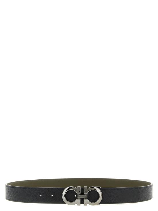 26SS 살바토레 페라가모 가죽 벨트 790259NEWOLIVE - SALVATORE FERRAGAMO